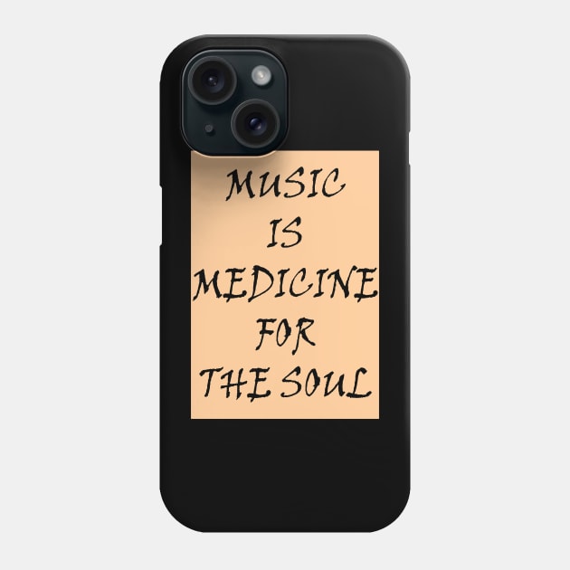 Musik ist Medizin Phone Case by suwalow