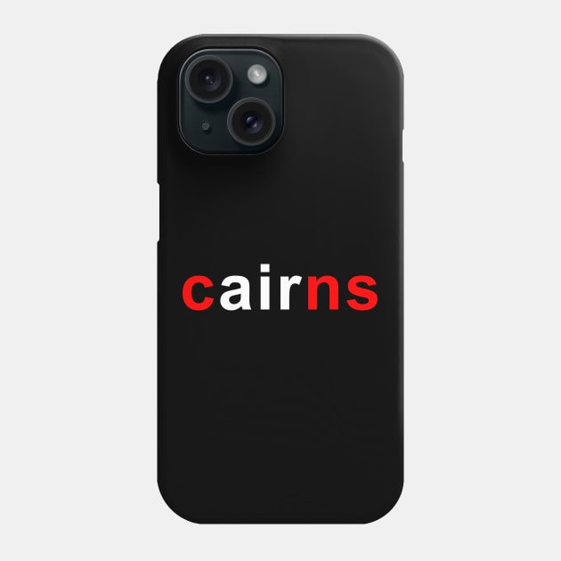 Cairns Airport Code, CNS Airport Phone Case by Fly Buy Wear