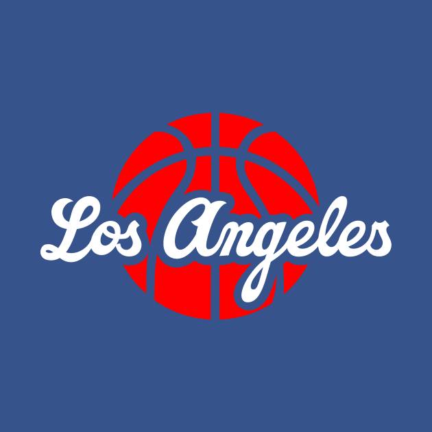 Los Angeles Basketball by Throwzack