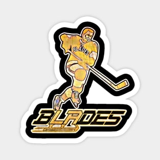 Los Angeles Blades Hockey Magnet