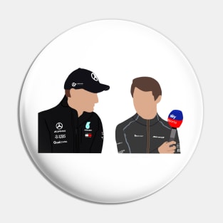 George Russell and Lando Norris Pin