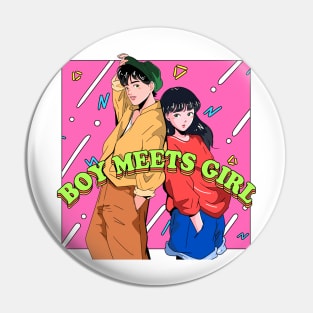 Boy Meets Girl Pin