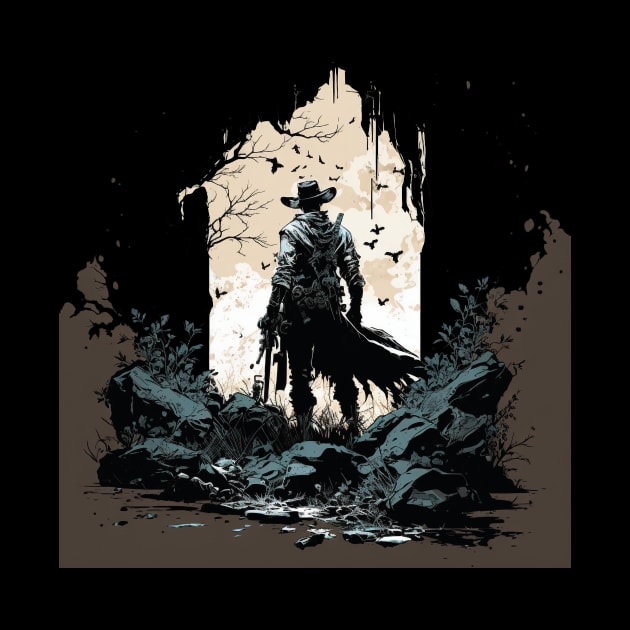 the gunslinger by horrorshirt