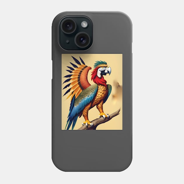 macaw lion Phone Case by jleopold