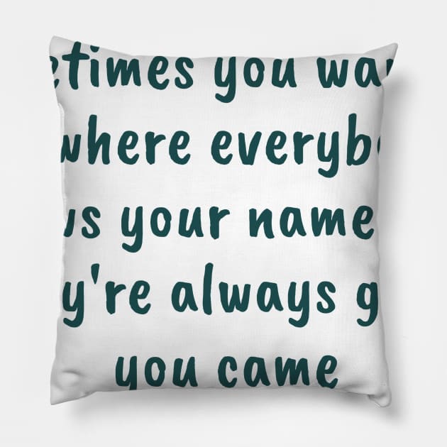 Glad You Came Pillow by ryanmcintire1232