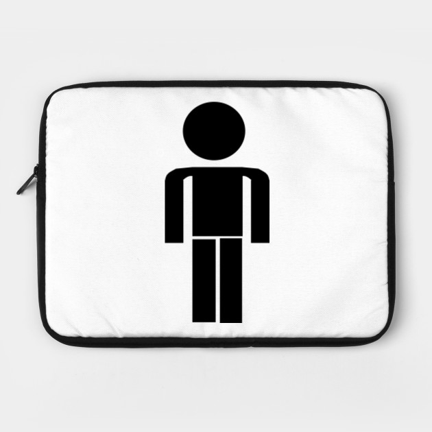 Limited Edition Exclusive Stick Figure Male Stick Figure Male Laptop Case Teepublic