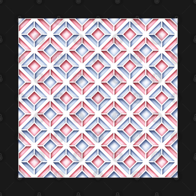 Geometric Pattern, Rhombic Motif by lissantee