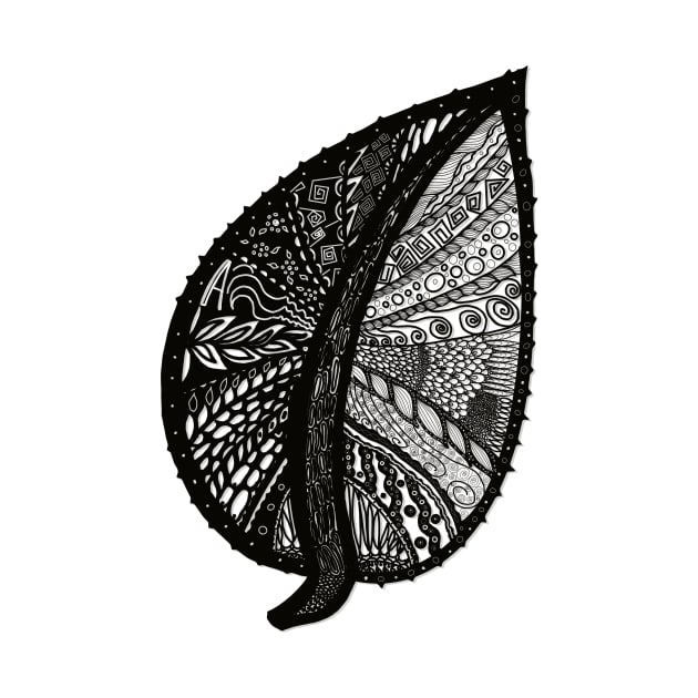 Mandala leaf by ArtKsenia