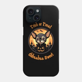 Halloween Chihuahua Trick or Treat, Chihuahua Sweet Phone Case