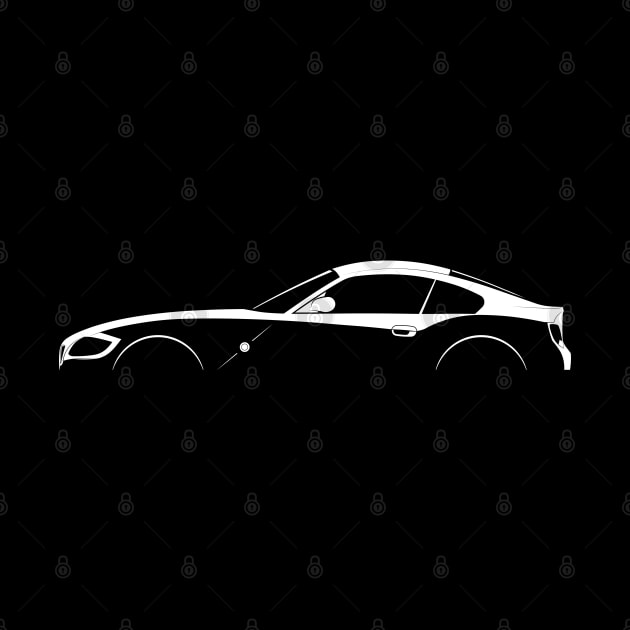 BMW Z4 M Coupe (E85) Silhouette by Car-Silhouettes