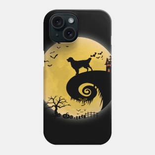 Golden retriever Dog Shirt And Moon Funny Halloween Costume Phone Case