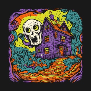 Haunted House Ghost T-Shirt