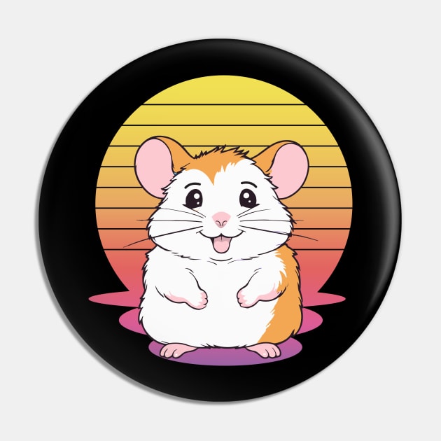 adorable Hamster Lover birthday cool splotch paint Pin by greatnessprint