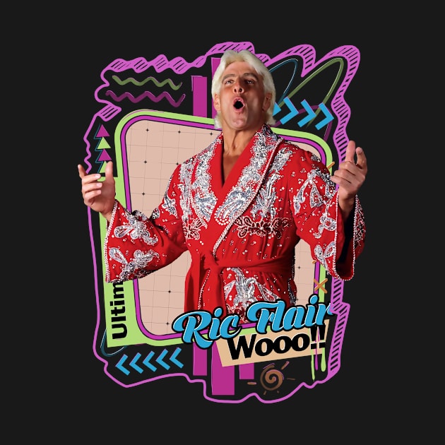 Wrestler Ultimate Warrior Ric Flair by PICK AND DRAG