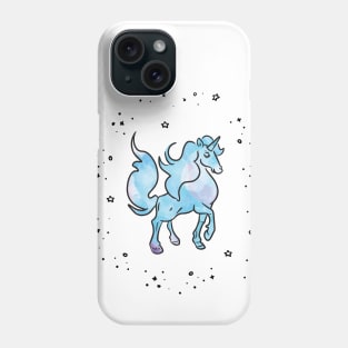 Beautiful Blue Unicorn Phone Case