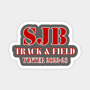 SJB Winter Track & Field 2022-23 Magnet