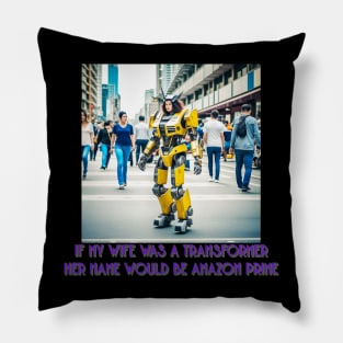 Transformer Amazon Prime Pillow