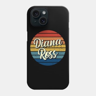 Diana Ross Vintage Retro Circle Phone Case