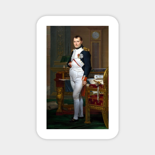 Jacques-Louis David The Emperor Napoleon in His Study at the Tuileries Magnet by pdpress