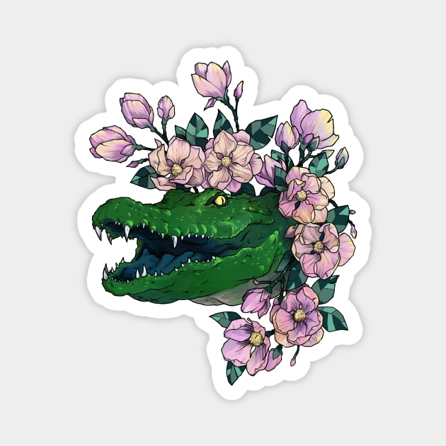 Smiling Gator Magnet by Fritz