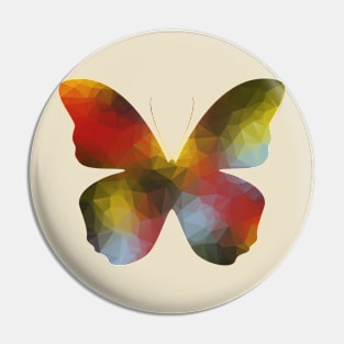 Butterfly in polygon Pin