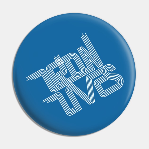 TRON LIVES (Angled) Pin by Gaddes
