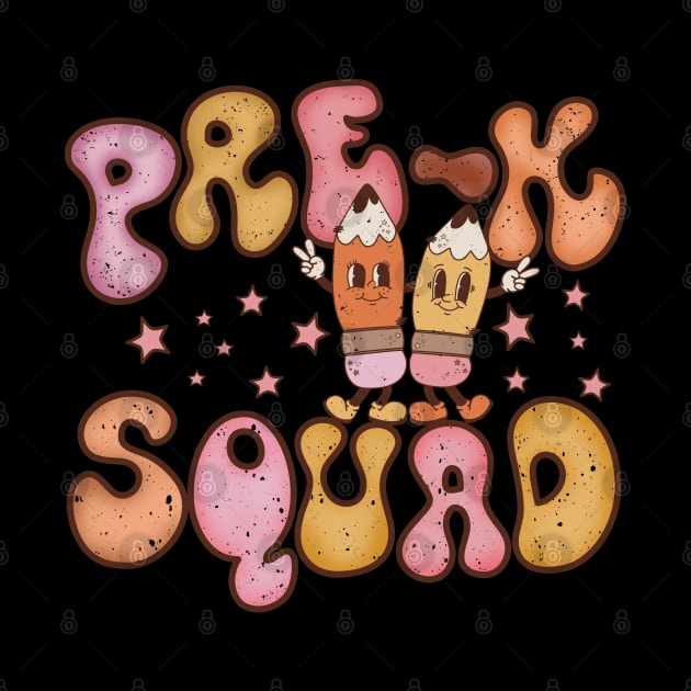 Retro Pre-K Squad by Myartstor 