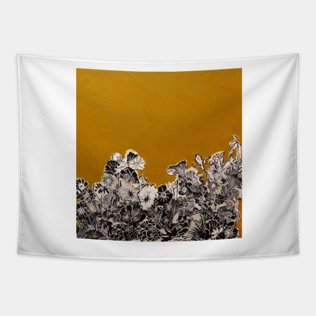 Golden Ochre  Print Tapestry by BillyLee