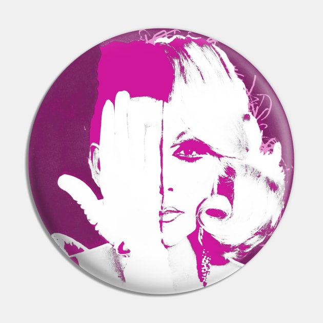 Vintage Gay Drag Queens LGBT Pin by WearingPride