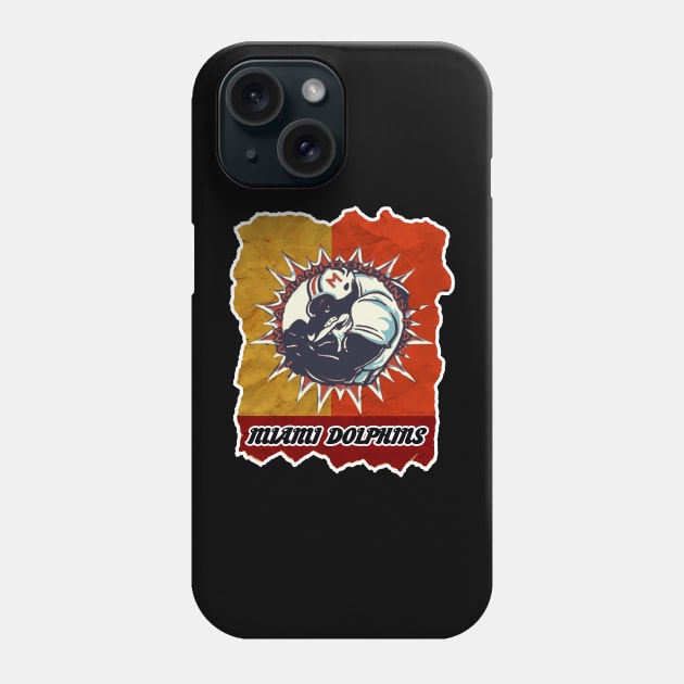 miami dolphins Phone Case by edihidayatbanyumas