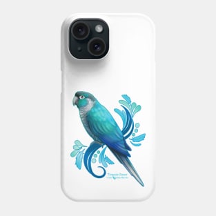 Turquoise Green Cheek Conure Phone Case