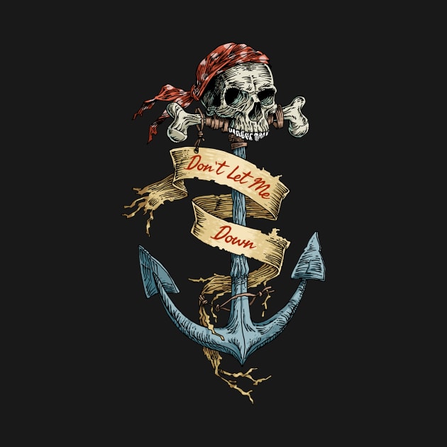 Don't Let Me Down-Skull-Anchor-Betrayal by StabbedHeart