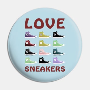 Love Sneakers Pin