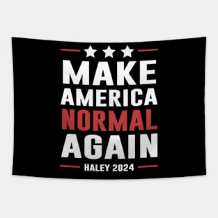 MANA Make America Normal Again Haley 2024 Tapestry