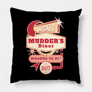 Mudder's Diner T-Shirt Pillow