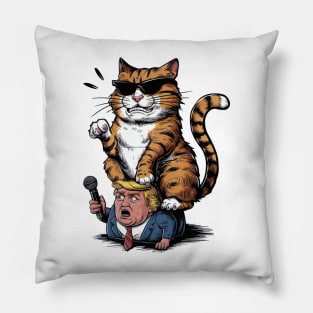 Cats Against Trump, Funny Cat Pillow