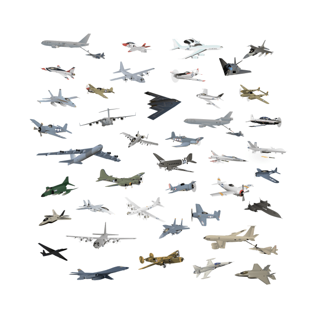 American Military Airplanes by NorseTech