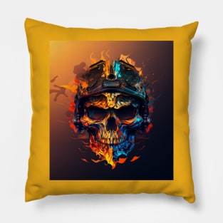 Scull soldier Pillow