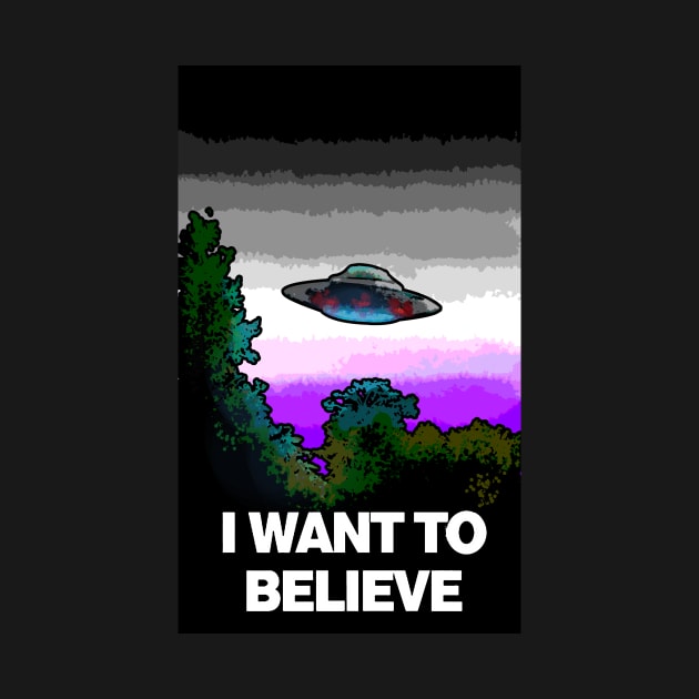 I WANT TO BELIEVE in ASEXUALITY by jonesylium