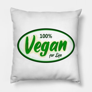 Veganism saves Animals Lives Healthy Green Activist Pillow