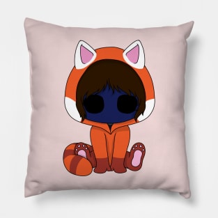 creepypasta red panda (eyeless jack) Pillow