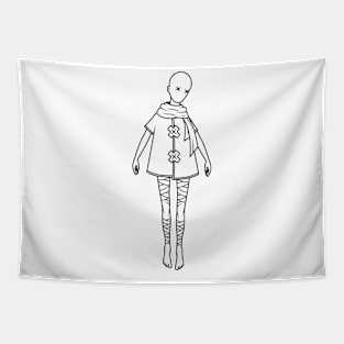 Gloomy doll Tapestry