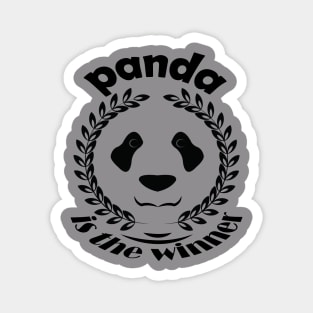 panda is the winner animal Magnet