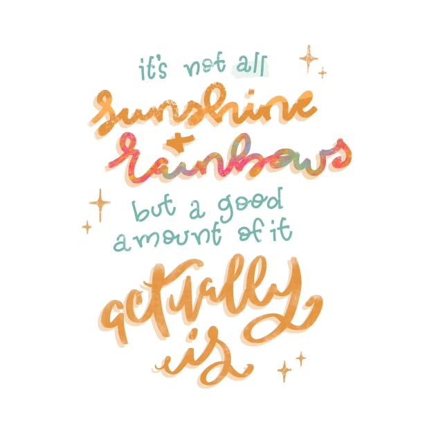 Not All Rainbows and Sunshine by stuckyillustration