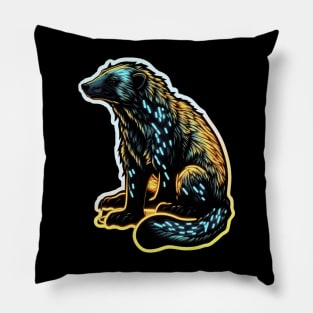 Honey Badger Pillow