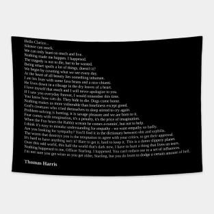 Thomas Harris Quotes Tapestry