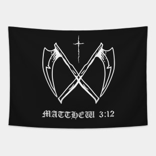 Gothic Bible Verse Christian Metal Hardcore Punk Tapestry