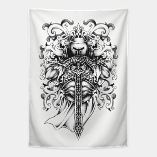 Knigth and Armor Tapestry