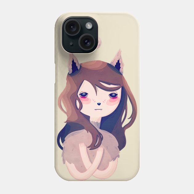 The Wolf Phone Case by nanlawson