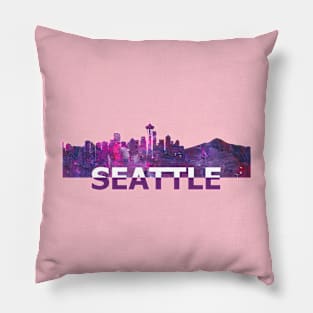 Seattle Skyline Pillow